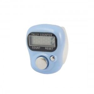 Adjustable Band Babyblue Case Resettable Finger Counter