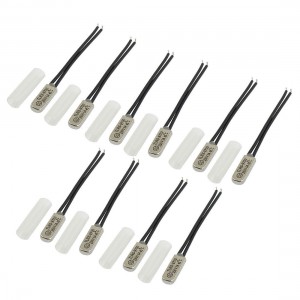 10 Pcs TLRS-9700 45C NC Temperature Control Switch Thermostat Bimetal Disc