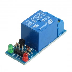 DC 9V 1-Channel Low Level Trigger PLC Relay Module Blue