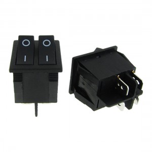 2pcs AC 15A/250V 20A/125V 4 Pin SPST ON-OFF I/O 2 Way Snap In Boat Rocker Switch