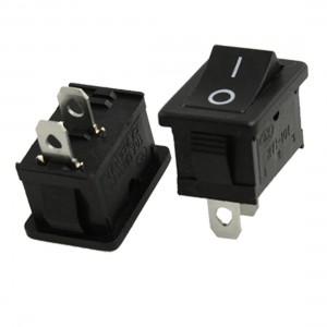 12pcs Black ON/OFF I/O SPST 2 Pin Snap in Boat Rocker Switch 6A/250V 10A/125V AC