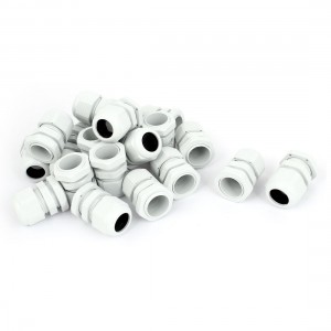 30 Pcs M22 10 14mm Waterproof Compression Cable Stuffing Gland Locknut M22X1 5