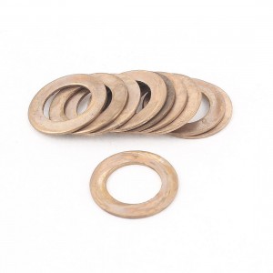10pcs 20mm OD Copper Flat Washer Ring Seal Fitting Fastener