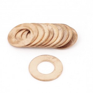 10pcs 12mmx24mmx1mm Copper Flat Washer Ring Line Seal Fastener Fitting