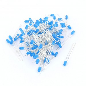100pcs Light Emitting Diode LED 3mm Blue Round Bulb for Arduino Raspberry Pi
