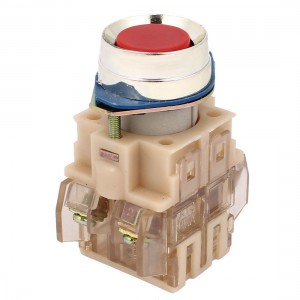 LA128 LAY3 660V 10A 4 Terminal Red Head Momentary Round Push Button Switch