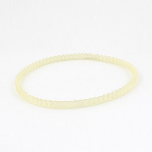 3.6mm Pitch 300mm Girth Double Sided Engine PU Timing Belt Beige