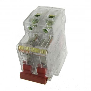 AC 400V 25A 2P Transparent Miniature Mini Circuit Breaker
