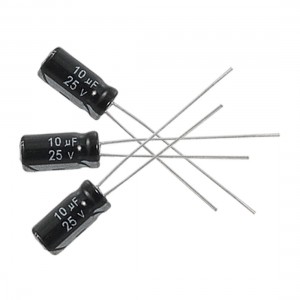 10 x Radial Lead 5x11mm 10uF 25V 105C Electrolytic Capacitor