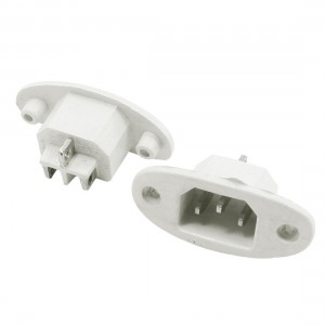 AC 250V 10A IEC320 C14 Inlet 3 Pin Terminal Socket Pair for Electric Cooker