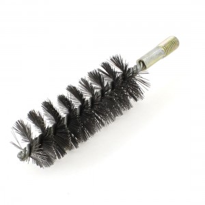 12mm Thread 40mm Diameter Steel Wire Tube Brush Cleaning Tool