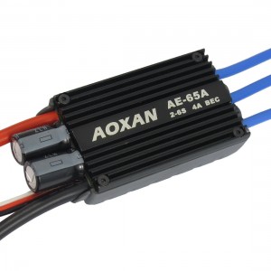 65A Brushless Motor Speed Controller ESC 2-6S 4A BEC for RC Glider Helicopter