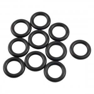 10 Pcs Black Nitrile Rubber O Rings Oil Sealing Gaskets 27mm x 5mm