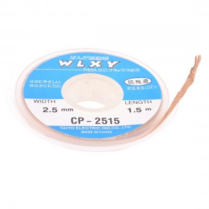 1.5Meter 2.5mm Width Braided Copper Wire Roll Desoldering Wick