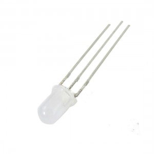 5mm LED Lamps Red Green Light Emitting Diodes 50 Pcs