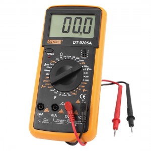 LCD Display AC DC Voltmeter Ammeter Digital Multimeter DT-9205A