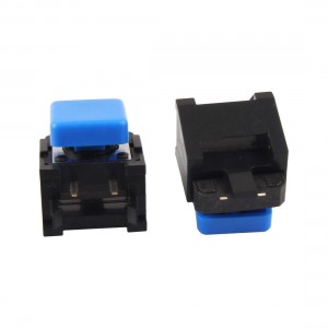 5 Pcs Momentary Tact Push Button Switch Right Angle 2 Pin 12 x 12mm x 8mm w Cap