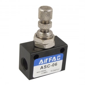 Pneumatic Air ASC-06 G1/8" Pipe Bore Flow Control Valve