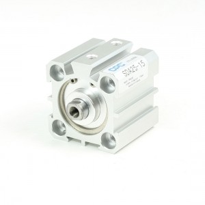 25mm Bore 15mm Stroke Single Rod Aluminum Alloy Air Cylinder SDA25x15