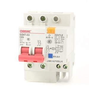 AC 400V 63A 2 Poles Overload Protection ELCB Earth Leakage Circuit Breaker