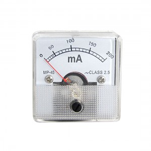 MP-45 AC 0-200mA Analog Current Panel Meter Ammeter Fnymo