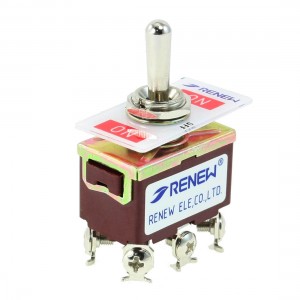 DPDT ON-OFF-ON 3 Position 6-Terminal Toggle Switch AC 15A/250V 20A/125V