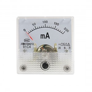 Class 5 Accuracy DC 0-200mA Current Panel Ammeter 91C4
