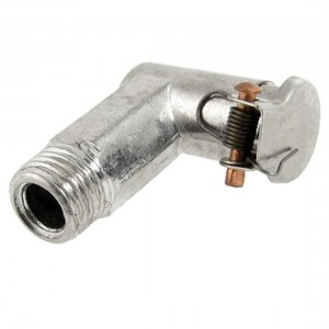 25/64" Thread Diameter Spring Cap Grease Cup Silver Tone