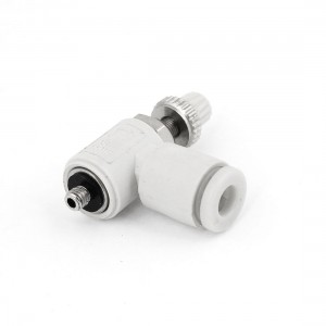 4mm Dia Tube 3mm Male Threaded Pneumatic Speed Controller Quick Connector