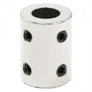 12mm Silver Tone Bore Electric Car Toy Motor Wheel Coupling Joint