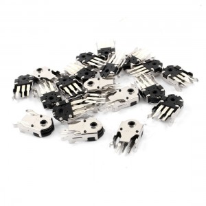 20 Pcs Tactile Push Button Switch 3 Terminals 18.5 x 10 x 6mm