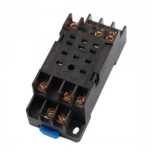 Replaceable DIN Rail Mounting 10 Terminals Relay Socket Holder
