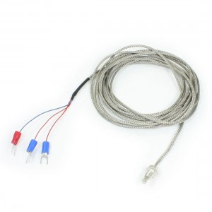 PT100 6mm Thread Temperature Controller Thermocouple Probe 3 Meters