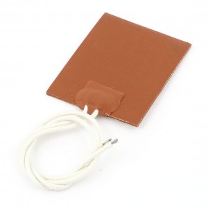 24V 10W Flexible Adhesive Silicone Rubber Heater Heating Plate 60mm x 50mm