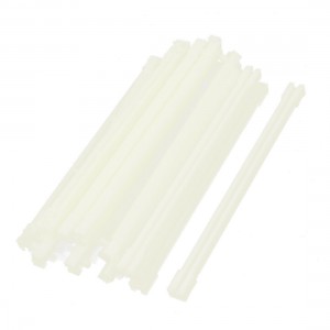 20pcs 6 4" 162mm Long ABS Horizontal PCB Board Card Guide Rail Slot Bar Rod