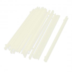 20pcs 6 5" 166mm Long ABS Horizontal PCB Circuit Board Card Guide Rail Slot Bar