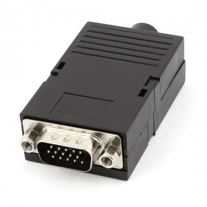 DB15 D Sub VGA 15pin Male Adapter Signal Terminal Breakout Board 3 Row