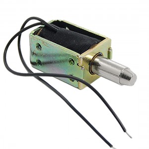 DC 24V 0.14A Open Frame Electric Solenoid Electromagnet