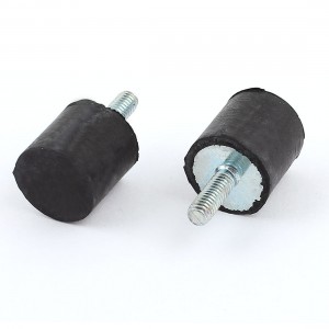 4pcs 5 8" x 5 8" Rubber Shock Absorber Vibration Isolator Mounts M4