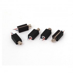 DC 3V 0 08A 2 Wires 4x11mm Micro Coreless Vibration Vibrating Motor 5pcs