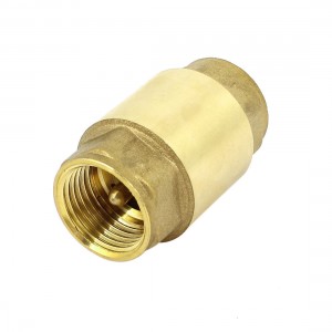 Vertical Type 19mm 1 2 BSP Female Thread Brass Non Return Spring Check Valve