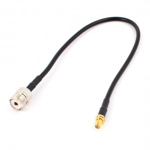 UHF Female to RP SMA Female Adapter Connector RG58 Coaxial Pigtail Cable 40cm