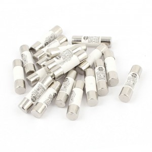 20 Pcs RO15 RT18 RT14 Ceramic Cylindrical Tube Fuse 4A 380V 10x38mm