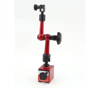 Black Red Adjustable Magnetic Switch Base Holder Stand for Dial Test Indicator