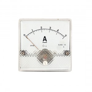 Miniature DC 0-5A Pointer Analog Current Meter Ammeter