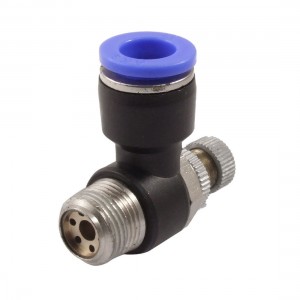 12mm Tube 3/8" Threaded Pneumatic Speed Controller Quick Fittings