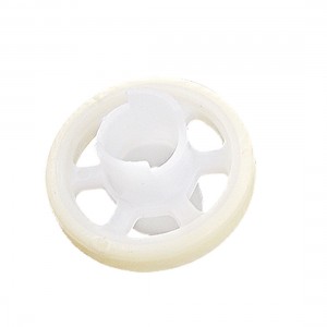 4 Pieces 10mm x 30mm x 20mm PCB Rubber Coating PP Wheels