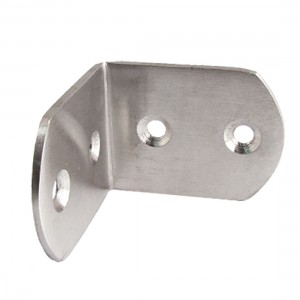 2 Pcs Chair Door 2" x 2" 90 Degree Corner Bracket Silver Tone