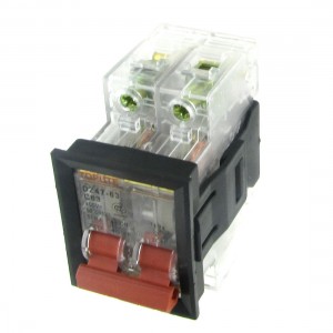 AC 400V 63A 2P Transparent Miniature Circuit Breaker with Mounting Bracket
