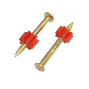 35mm x 3.2mm Knurled Power Actuated Tool Hammer Pins 100 Pcs